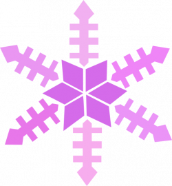 Purple Snowflake Clip Art at Clker.com - vector clip art online ...