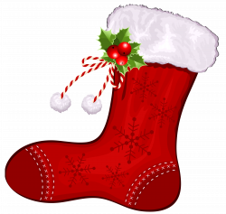 Large Transparent Christmas Red Stocking PNG Clipart | Gallery ...