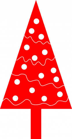 28+ Collection of Red Christmas Tree Clipart | High quality, free ...
