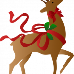 Reindeer Clipart Free - Vector And Clip Art Inspiration •