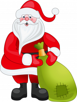 Santa Claus with Green Bag PNG Clipart | Gallery Yopriceville ...