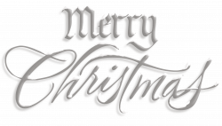 Merry Christmas Silver Snow Text transparent PNG - StickPNG