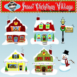 christmas village clipart | Christmas Village Clip art ...
