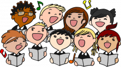 People Singing In Church Clipart