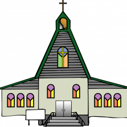 Church clipart devotion - Pencil and in color church clipart devotion