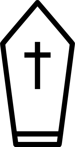 Coffin Cross Church Grave Graveyard Svg Png Icon Free Download ...