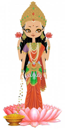 Goddess Lakshmi by marasop.deviantart.com on @DeviantArt | Clipart ...