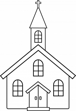 Black Church Worship Clipart