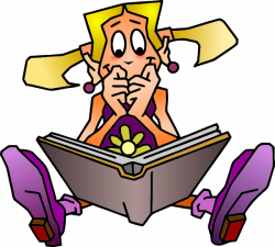 Reading And Thinking Clipart