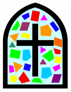 Arched Stained Glass Clipart