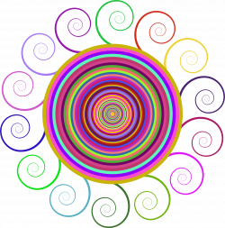 Clipart - Abstract Spiral Circle