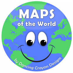 Map Clip Art by Dancing Crayon Designs... bringing the world to your ...