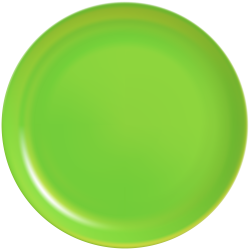 Green Plate PNG Clip Art - Best WEB Clipart