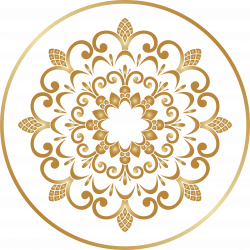 Ornament Clip art - Brown pattern circle 3001*3001 transprent Png ...