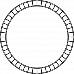 Clipart - Film Strip Circle Frame