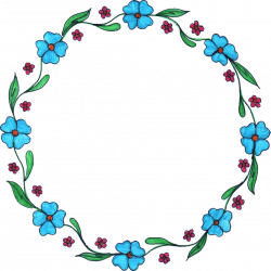 8 Circle Flower Drawing Frame (PNG Transparent) | OnlyGFX.com