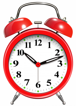Alarm Clock Red PNG Clip Art - Best WEB Clipart
