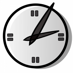 Digital clipart analog clock - Pencil and in color digital clipart ...