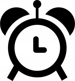 Alarm Clock Svg Png Icon Free Download (#421874) - OnlineWebFonts.COM
