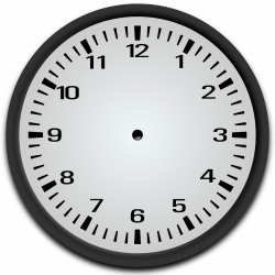 Clipart - Blank Clock