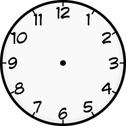 Clipart - Clock face