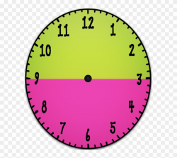 Clock Clipart Colored - Png Download (#3029432) - PinClipart