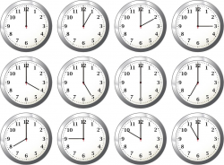 clocks at different times clipart - Google Search | transzfer