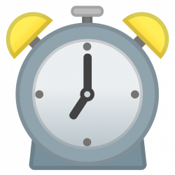 Alarm clock Icon | Noto Emoji Travel & Places Iconset | Google