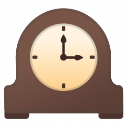 Mantelpiece clock Icon | Noto Emoji Travel & Places Iconset | Google