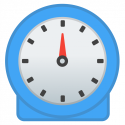 Timer clock Icon | Noto Emoji Travel & Places Iconset | Google
