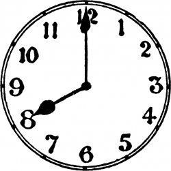 Evening Clipart clock 21 - 1018 X 1024 Free Clip Art stock ...