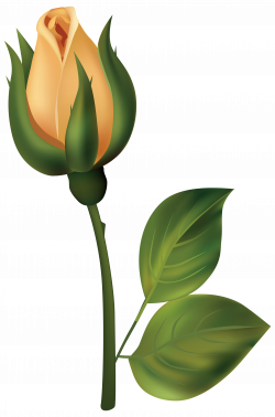 Yellow Rose Bud PNG Clipart - Best WEB Clipart