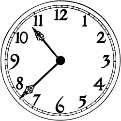 Printable Blank Clock Face - Clipart library | birth | Clock ...