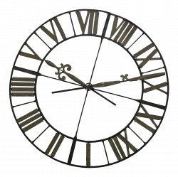 19th Century Wrought Iron Clock Face | Chairish