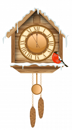 Christmas Cuckoo Clock with Snow PNG Clipart | Gallery Yopriceville ...