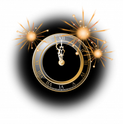 Clipart - New Year Clock