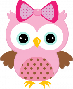 Pink clipart owl