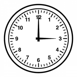 Three O'clock Classic Clock PNG - PHOTOS PNG