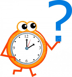 Question Time, Mr Clock Clip Art Illustration – Prawny ...