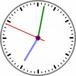 Clipart - Vector Clock