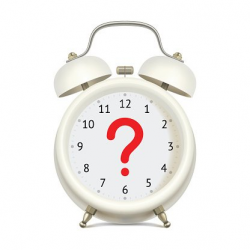 Alarm Clock With Question Mark premium clipart - ClipartLogo.com