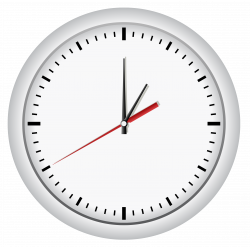 White Wall ClockPNG Clip Art - Best WEB Clipart