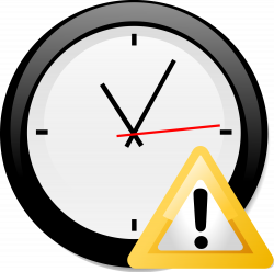 File:Clock and warning.svg - Wikimedia Commons