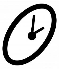Clock clipart logo - Pencil and in color clock clipart logo