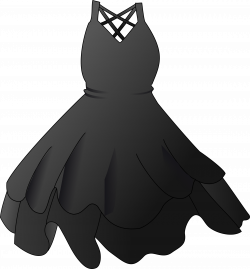 Black Party Dress transparent PNG - StickPNG