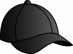 Black Baseball Cap - Free Clip Art
