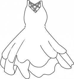 White Dress Clip Art at Clker.com - vector clip art online, royalty ...