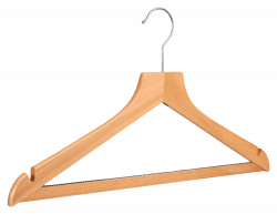 Wooden Clothes Hanger transparent PNG - StickPNG