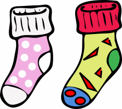 Socks2 Clip Art at Clker.com - vector clip art online, royalty free ...