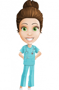This Stock Vector Nurse Cartoon Character comes in complete set of ...